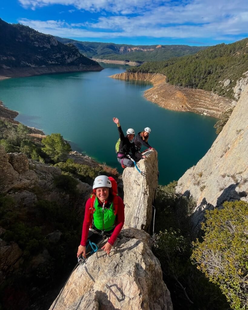 Vía ferrata Teletubbies con guía certificado desde Barcelona